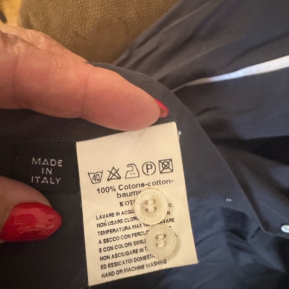 Cartigiani Italy 100% cotton men’s button down shirt Sz 62 USA XXl. - Picture 15 of 16